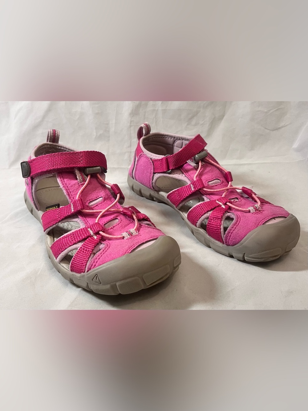 Keen Kids Seacamp II CNX Pink Closed-Toe Sandals - Breathable Active Footwear